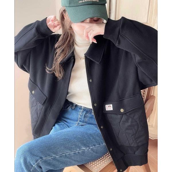 「Java」 ブルゾン LARGE ブラック レディース