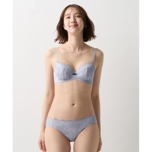 ブラジャー ショーツセット 夢みるブラ ライト ブラ＆ショーツセット デイジーシャワー「E，Fカップ」AMST1260 WHU3+Hikini JX