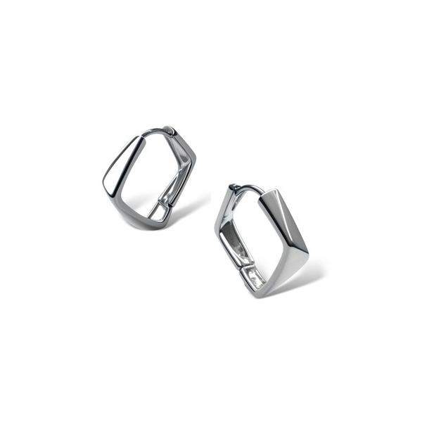 ピアス Sharp Frame Hoop Pierce / 金属アレルギー対応 レディース