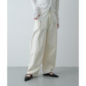 パンツ バレルレッグチノパンツ レディース