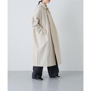 ステンカラーコート コート コットンバルコート レディース