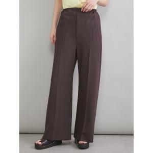 パンツ ウエストゴムワイドイージーパンツ レディース