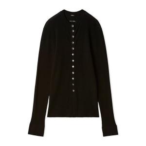 カーディガン UVケアシアーリブニットカーディガン レディース