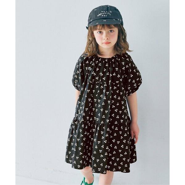 ワンピース イロチ買いしたいパフスリーブワンピース キッズ 子供服 女の子