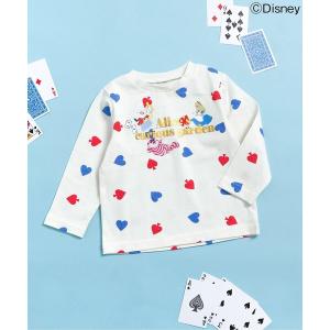 tシャツ ディズニーキャラクターふしぎの国のアリス長袖Tシャツ キッズ 子供服 男の子 女の子