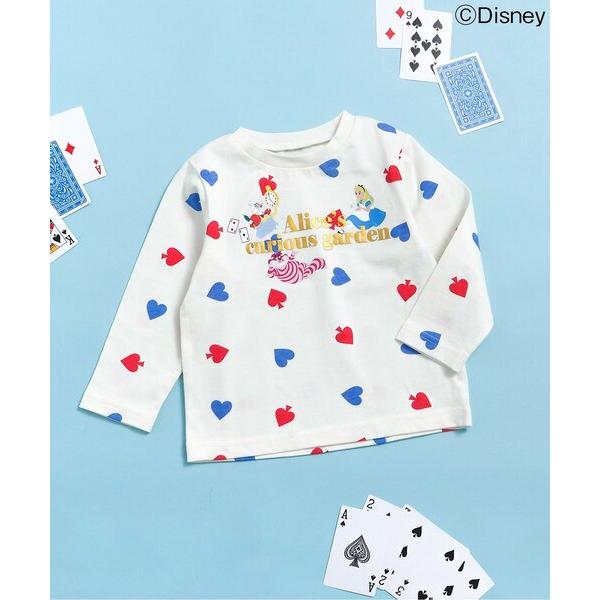 tシャツ ディズニーキャラクターふしぎの国のアリス長袖Tシャツ キッズ 子供服 男の子 女の子