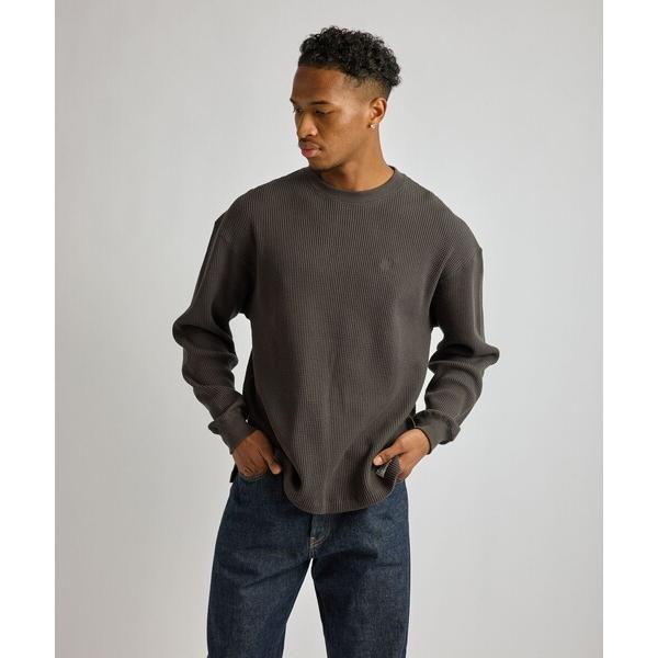 tシャツ Alex Heavy Waffle Relaxed LS Tee メンズ