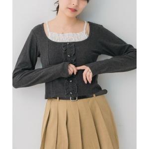 tシャツ レースドッキングCT レディース