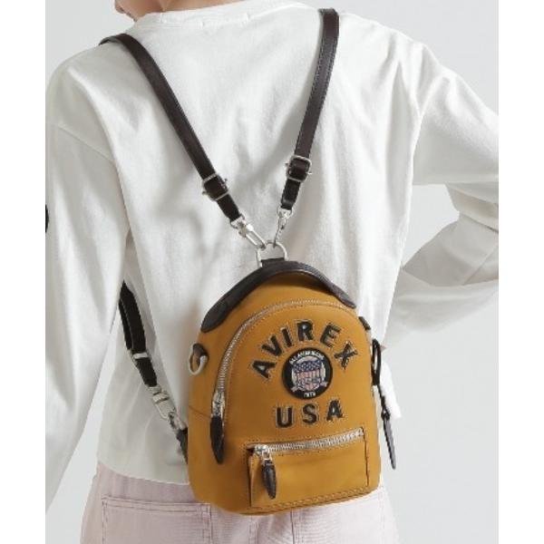 デイバック リュック 「直営店限定」LX VARSITY LEATHER MINI BACK PAC...