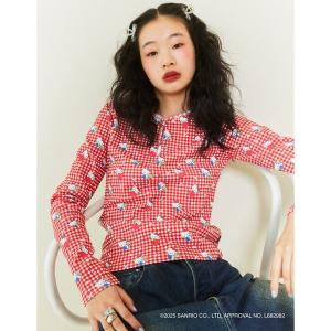 tシャツ 「Little sunny bite」hello kitty x little sunny bite print tops レディース