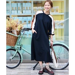 ワンピース 「大きいサイズ」ゆるシルエットカラーラインカットソーワンピース｜ZOZOTOWN Yahoo!店
