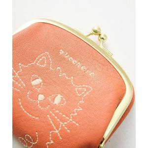 財布 猫 財布 折財布 二つ折り レディース 本革 がま口 日本製 ズッケロ 55522 レディース