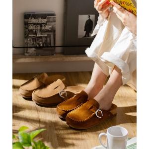 スリッポン 「MINNETONKA/ミネトンカ」  / クロッグシューズ BUCKLE CLOG レディース