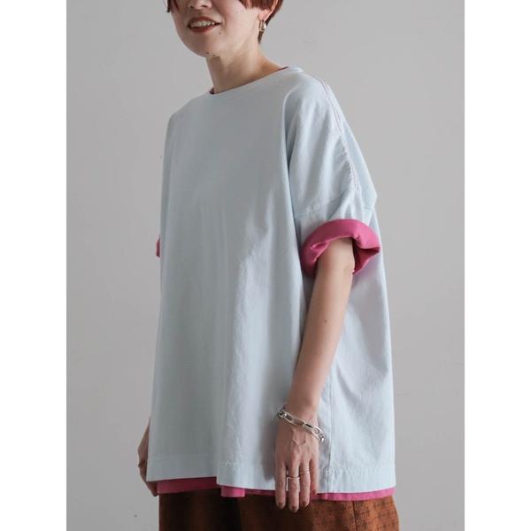 tシャツ 半袖 USA COTTON　ルーズTEE レディース