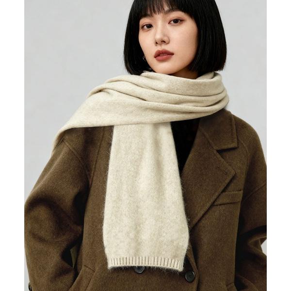 マフラー ストール 「Filomo」カシミヤ100％ マフラーニット レディース