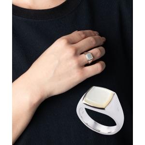 指輪 リング TOM WOOD Kay Ring White MOP トムウッド ケイ シルバー マザーオブパール リング レディース メンズ