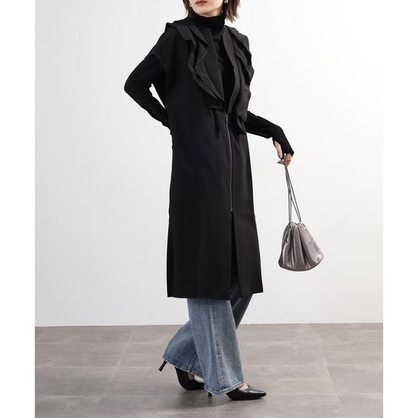 ベスト ジレ Abanicos ラグラン ロングジレ レディース