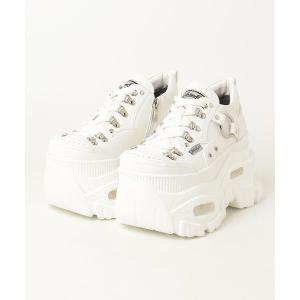 スニーカー ヨースケYOSUKEウィメンズ厚底カギホックレースアップリングスニーカー4460120 レディース