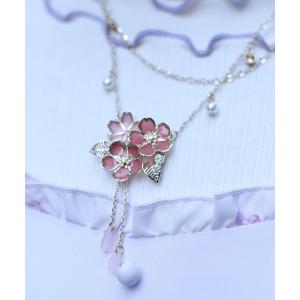 ネックレス 桜モチーフネックレス レディースの買取情報