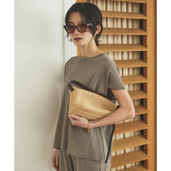 ニット セーター 「接触冷感」レーヨンストレッチフレンチ/春服/夏服/オフィスカジュアル/セットアッ...