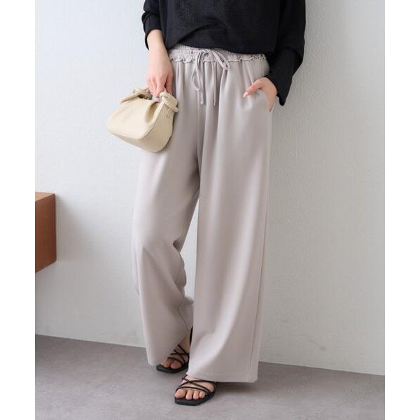 スラックス パンツ 「とにかくトリコ/5サイズ展開」とろみイージーパンツ レディース