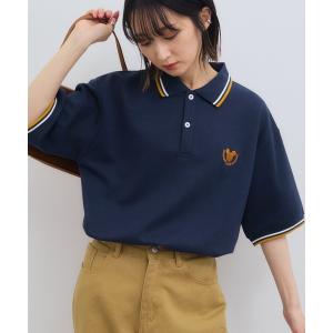 ポロシャツ 「DISNEY/ディズニー」ミッキーマウス 鹿の子 ワンポイント刺繍 レトロ 半袖 ポロシャツ メンズ レディース