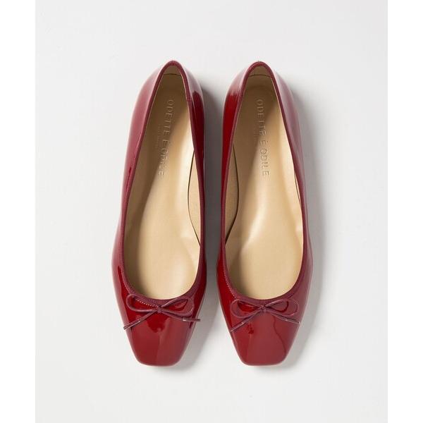 バレエシューズ パンプス 「WEB限定」R スクエアバレエフラット10↑