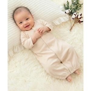 ベビー服 ロンパース 綿100% 無地長袖ツーウ...の商品画像
