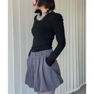 tシャツ Puff Sleeve Top レディース