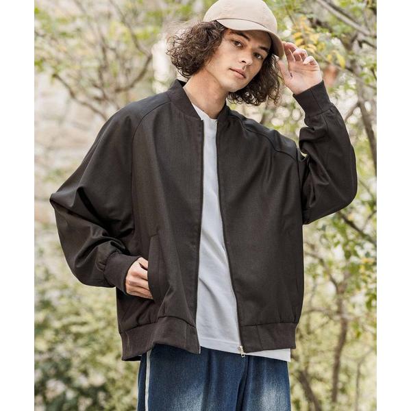 ブルゾン アウター mj11375- TRラグランスリーブリブブルゾン(CMB-R0211) メンズ