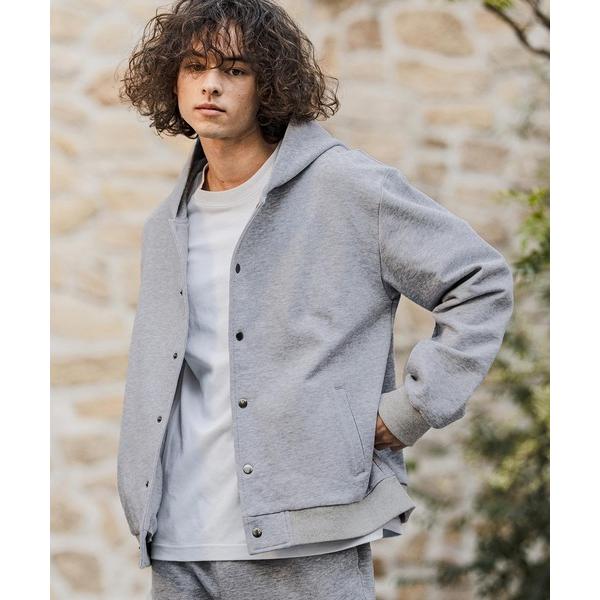 パーカー mpa4053- 裏毛スウェットボタンパーカー(CMB-R0217) メンズ