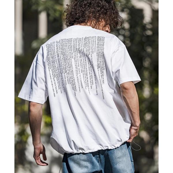 tシャツ mt10259-裾ドローコード付きプリントT（NEWFOUND LIGHT） Tシャツ(2...