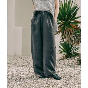 パンツ 「リネンライクドライシリーズ」切り替えパンツ　638925 レディース