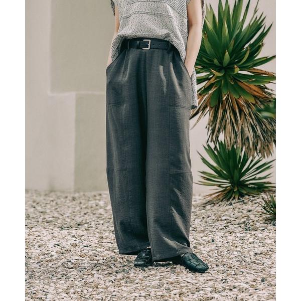 パンツ 「リネンライクドライシリーズ」切り替えパンツ　638925 レディース