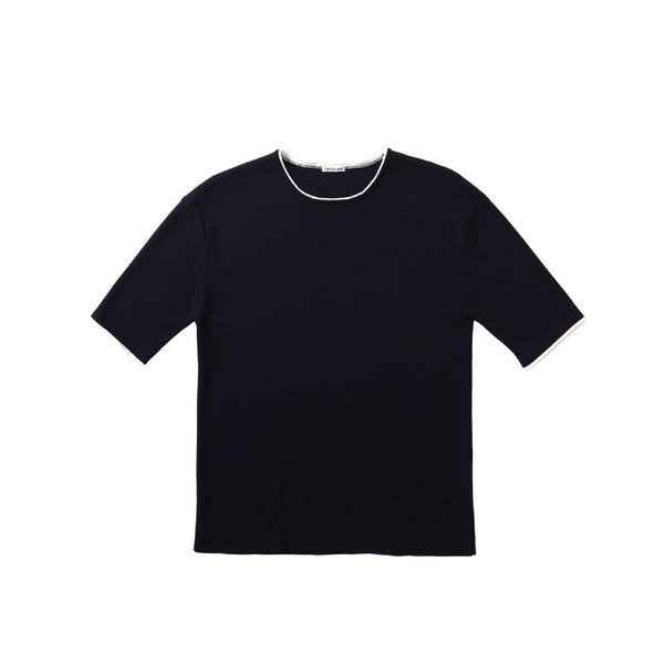 ニット セーター bicolor half sleeve tee(バイカラーハーフスリーブティー) ...