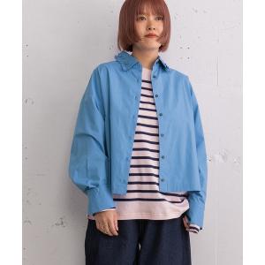 ブラウス シャツ フリルデザインクロップドシャツ レディース