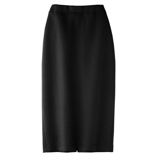 スカート ポンチ素材きれい見えナロースカート