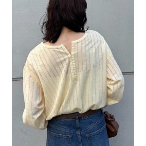 tシャツ 「2WAY」針抜きシアーホックヘンリー...の商品画像