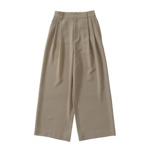 ワイドパンツ スラックス パンツ effortless wide pants(エフォートレスワイドパンツ) レディース