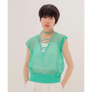 ニット セーター ALLONGE sleeveless pull(アロンジェ スリーブレスプルオーバー) レディース