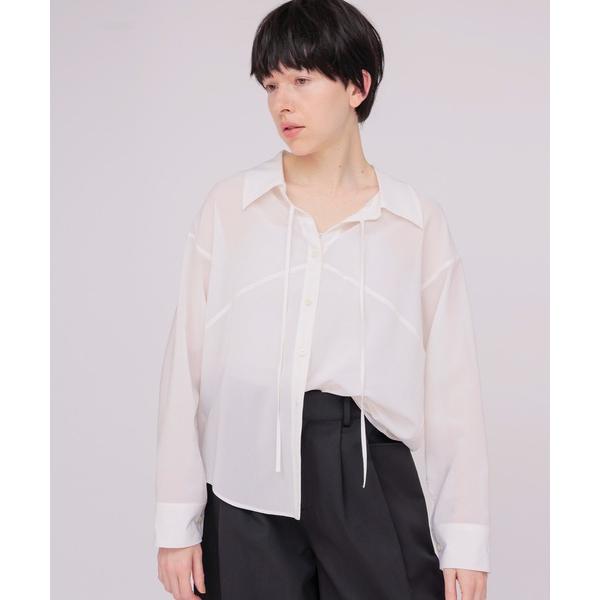 ブラウス シャツ sheer gas voile shirt(シアーガスボイルシャツ) レディース