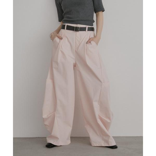 パンツ サイドタックワイドパンツ レディース