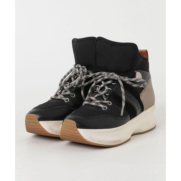 「SEE BY CHLOE」 ハイカットスニーカー 37 ブラック レディース