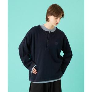 tシャツ HEART LOGO HENLEY NECK LAYERED SET / ハートロゴヘンリーレイヤードセット メンズ レディース
