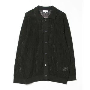 「GLOBAL WORK」 ニットカーディガン L グリーン メンズ