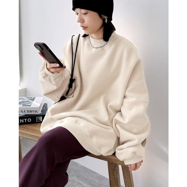 「reca」 スウェットカットソー FREE キナリ レディース