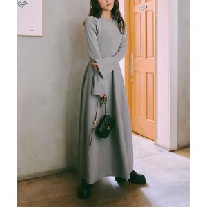 「titivate」 ニットワンピース PS(XS−S) グレー レディース