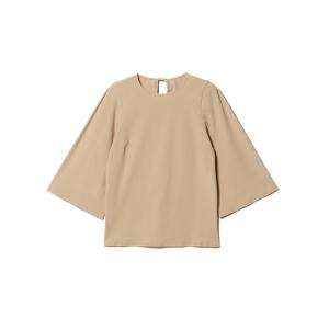 「SPEEDO」 7分袖カットソー MEDIUM ベージュ レディース