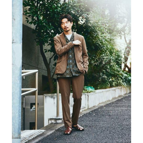 「417 EDIFICE」 セットアップ SMALL ブラウン メンズ