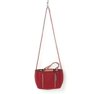 「STATE OF ESCAPE」 2WAYバッグ - レッド レディース